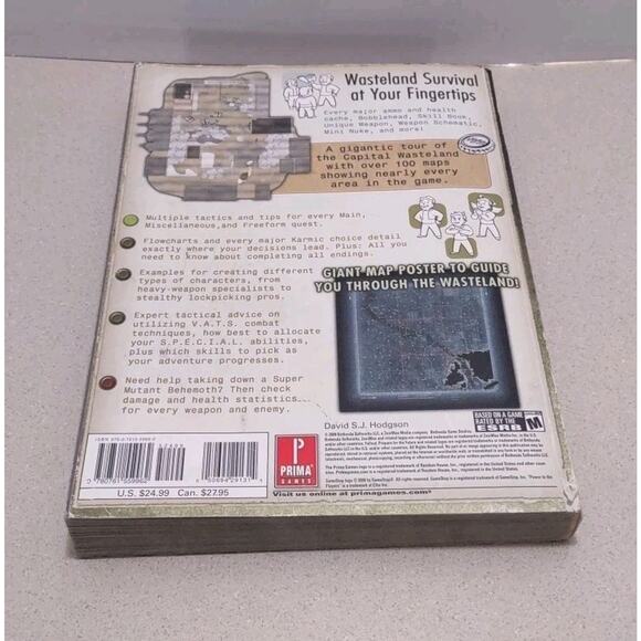 Fallout 3 Prima Official Game Guide 2008 All Platforms w/ Map - Picture 3 of 5